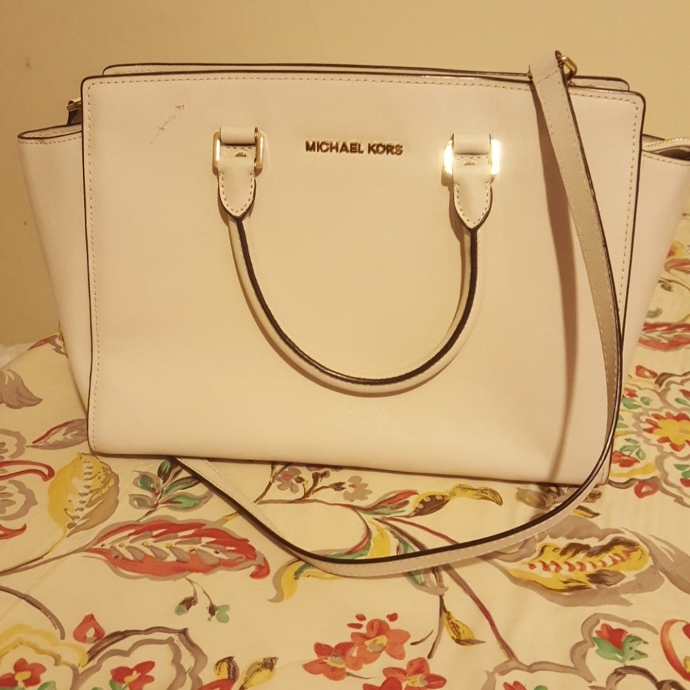Michael michael kors selma saffiano leather purse